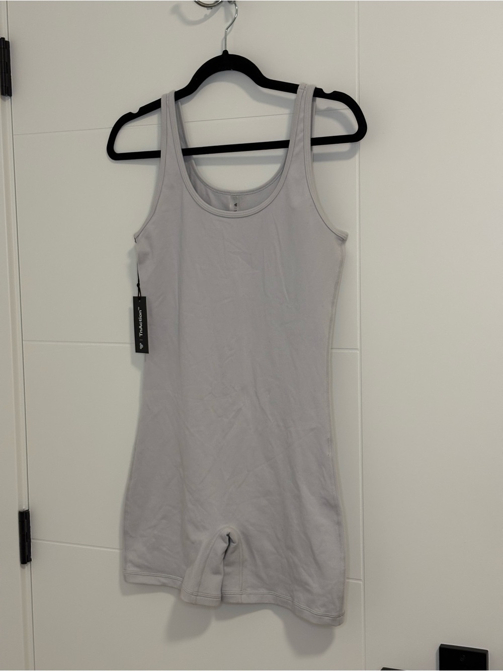 TNA Light Gray Sleeveless Jumpsuit Romper